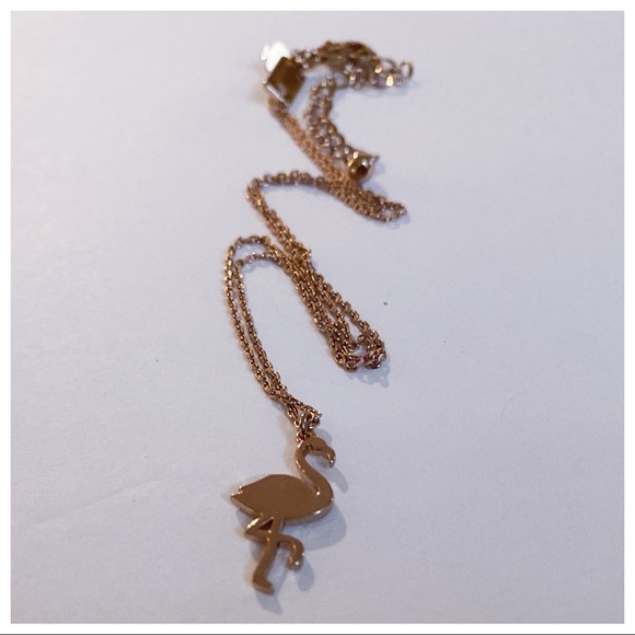 Kate Spade Pavé Flamingo Pendant Necklace gc8 - Picture 4 of 6